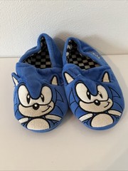 Sonic The Hedgehog Youth Kids Size 3 Slippers