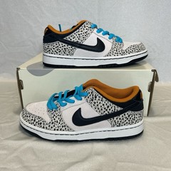 Nike Air SB Dunk Low Pro Safari Olympics Paris Electric Shoes Size 1Y HF7841-001