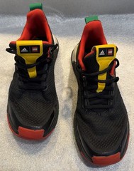 Adidas Lego X Sport Pro J Sneakers, Core Red And Black Shoes Size 6