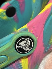 Kids Crocs Crocband Marbled Tie Dye Pastel Child Size 13 Pink Yellow Blue Mint