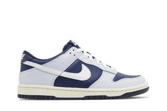 Dunk Low Grade School Football Grey Midnight Navy FB9109-002 Available Now