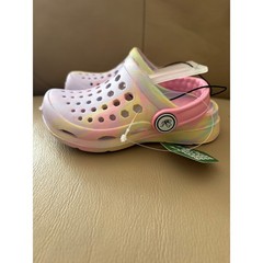 Joybees Kids C6/7 Pastel Tie Dye Clogs Lightweight Slip On Water Shoes NEW