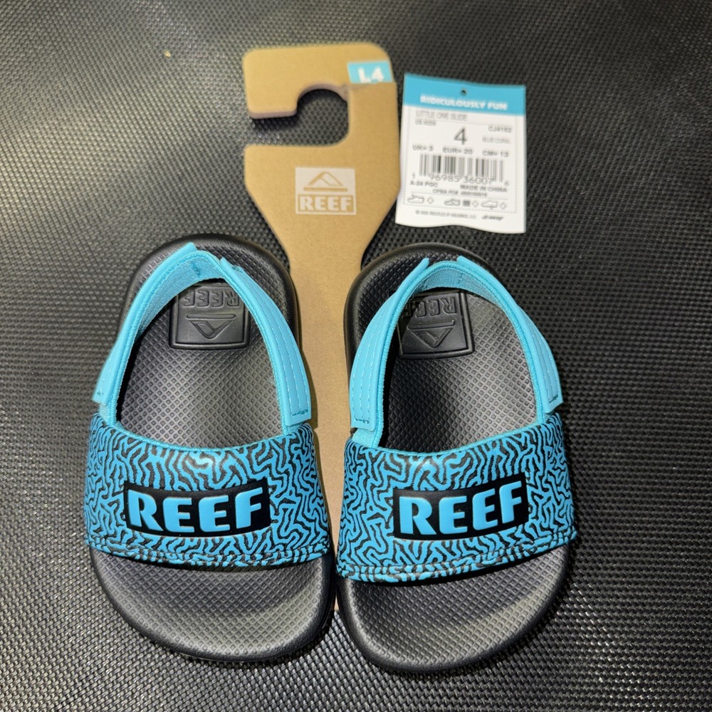 Reef Little One Slides Size 4 NEW