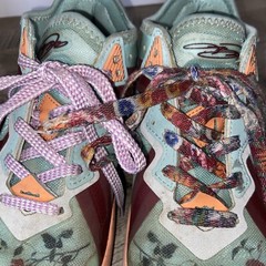 Nike Lebron 18 Low GS x Mimi Plange Basketball Sneakers DN4177-400 Size 3.5Y