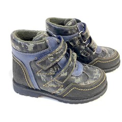 Orthopedic Winter Boots Kids 27 EU / 18 cm – Leather & Fleece, Durable Toe