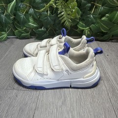 On Cloud The Roger Kids Size 12 US White Indigo Tennis Shoes Sneakers Youth