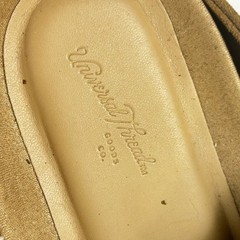 Universal Thread Kids Tan Faux Suede Backless Mules Slip On Shoes Size 7.5