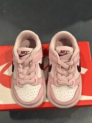 Size 4C – Nike Dunk Low TD Pink Foam Red White Valentine’s Day CW1589-601