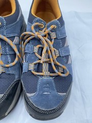 L.L.Bean Trail Model Size 6 Kids Blue/Orange Hikers Low Sneakers 300510