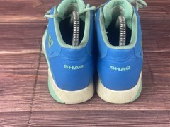 SHAQ Youth Screen Shoes Size: 6D Blue Green, Youth Basketball Sneakers #177899