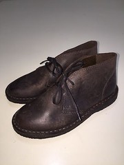 New JCREW Crewcuts Kids‘ oiled-leather MacAlister boots Classic Brown Sz K1