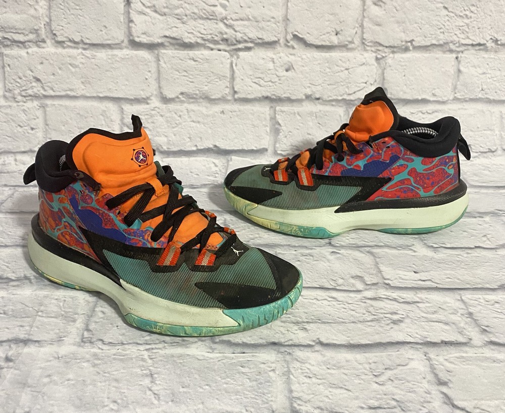 Jordan Zion 1 GS Hyper Jade Youth Size 5.5Y / Woman’s Size 7 Basketball Shoes