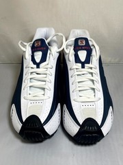 Nike Shox R4 Sneakers Kids Sz 5Y Navy Comfort Lace Up Walking Running CW2626-400