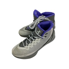 7 Youth Under Armour Steph Curry Mid Basketball Sneakers Gray Purple 1274061-054