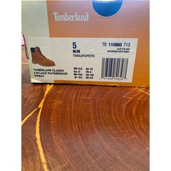 Timberland Classic 6 IN Lace Waterproof Toddler Boots SZ 5M