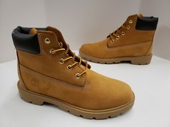 Junior sizing Timberland 6 “ Inch Basic Classic Boots Wheat Nubuck TB0 10960 713