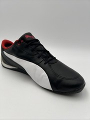 Puma 304609 01 Drift Cat 5 Black Leather Athletic Sneaker Shoes Youth US 6.5 EUC