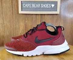 NIKE PRESTO FLY SE GS Red/Black Trainers 7Y WMNS 8.5 AA3060 602 NEW