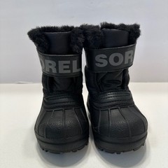 Sorel Snow Commander Toddler Kids Black Winter Snow Boots NV1805-010 Size 4