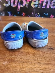 Crocs Child FunLab Paw Patrol Patch Clog Light Grey Gray Blue US TODDLER C5