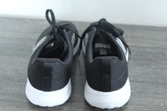 Adidas Lite Racer Cloudfoam Black White Running Shoes Sneakers BB7051 Youth 3