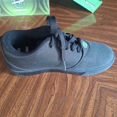 Heelys Pro 20 Minecraft Creeper Black Green Wheeled Shoes US 7 w/ Box