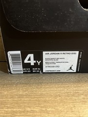 AIR JORDAN 11 Bred SIZE 4Y 2012 RELEASE W/ Box EUC