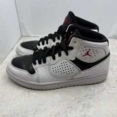 Jordan Access Mid White Black Gym Red Sneakers AV7941-101 Youth Size 7Y