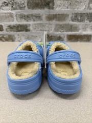 CROCS Kids size J1 Baya Lined Clogs Blue, 207500-4TB