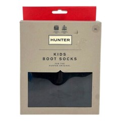 Hunter Kids Boot Socks Black XL Warm Winter Casual Unisex