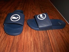 Vineyard Vines unisex boys girls shoes size 3 / 4 slides MINT cond sandals