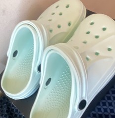Crocs Kids Baya Clogs Size C13 White Good Condition Girls Boys