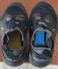 Little Kid Nike Sneakers 11C Flex Runner 2 Black DJ6040 Color Insoles Left Right