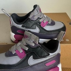 Nike Air Max 90 EasyOn ‘Dark Raisin’ Toddler Sneakers HF6359-003- SZ 7 C
