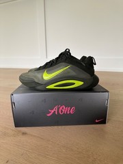 Nike A’One Black Green Grey Volt HF7001-301 GS Size 2Y