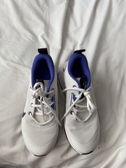 Nike Omni Multi-Court Low White/ Dark Obsidian, Sz 6 Youth, DM9027-104