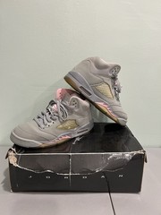 Nike Air Jordan 5 Retro 2006 Gray and Pink OG 134092-061 GS Youth Size 5.5Y WM