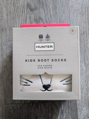 Hunter Kids Boot Socks Arctic Fox White Small US 8-10 UK 7-9 EU 24-27 Fleece