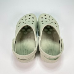 Crocs Classic Clog Bone Beige Slip On Iconic Comfort Shoes 206991 Youth Size 13