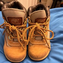 Timberland Unisex Kids Boots US 9C Brown/Beige Field Boot