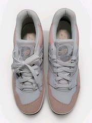 🆕 Size 7Y ~ New Balance 550 White/Pink GSB550CD