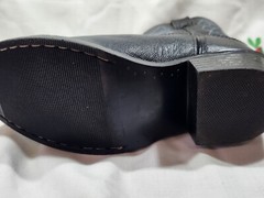 Masterson Boot Co Cowboy RB2001C Black w/White & Blue Stitching Kid’s Sz 12M