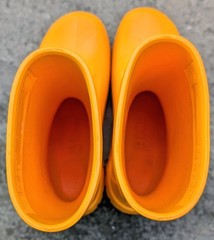 Birkenstock EUR 33 US 2-2.5 Scuba Yellow Derry Big Kids Unisex EVA Rain Boots