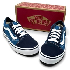 Vans Old Skool Navy True White Sneakers Unisex Youth Junior 6.5 VN000D2VNVY