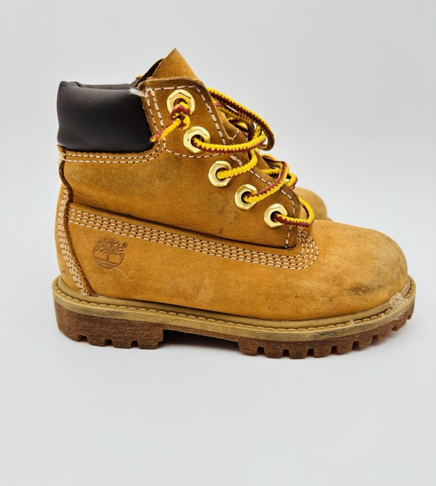 Toddler Timberland Boots Wheat Size 8M PrimaLoft Waterproof Kids Classic