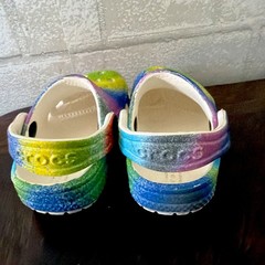 Crocs Classic Solarized Multicolor Toddler Clog Size C4 Tie Dye