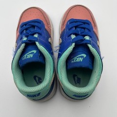 Nike Dunk Low Retro TD Salmon Toe Size 7C Hyper Royal Sanddrift Toddler