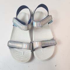 NATIVE Charley Child Size 10/11 Hologram Strap Hook And Loop