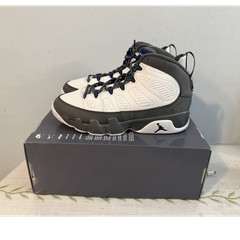 Jordan Air Jordan 9 Retro (GS) White/Blue/Gray Kids Sneaker 7Y HV4574-100