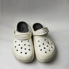 KIDS‘ CLASSIC LINED CLOG Clogs White Gray Sz. J 3 8 1⁄2″ S6a